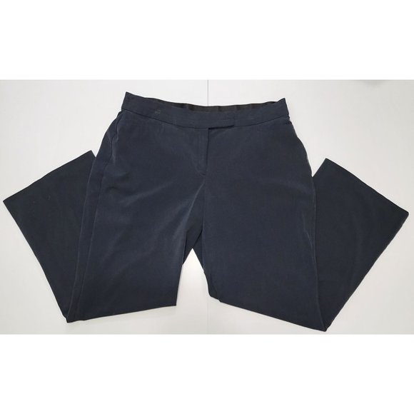 JM Collection Women's Trousers Size 18 Straight-Leg Pants Waistband Livid Blue - Picture 1 of 8